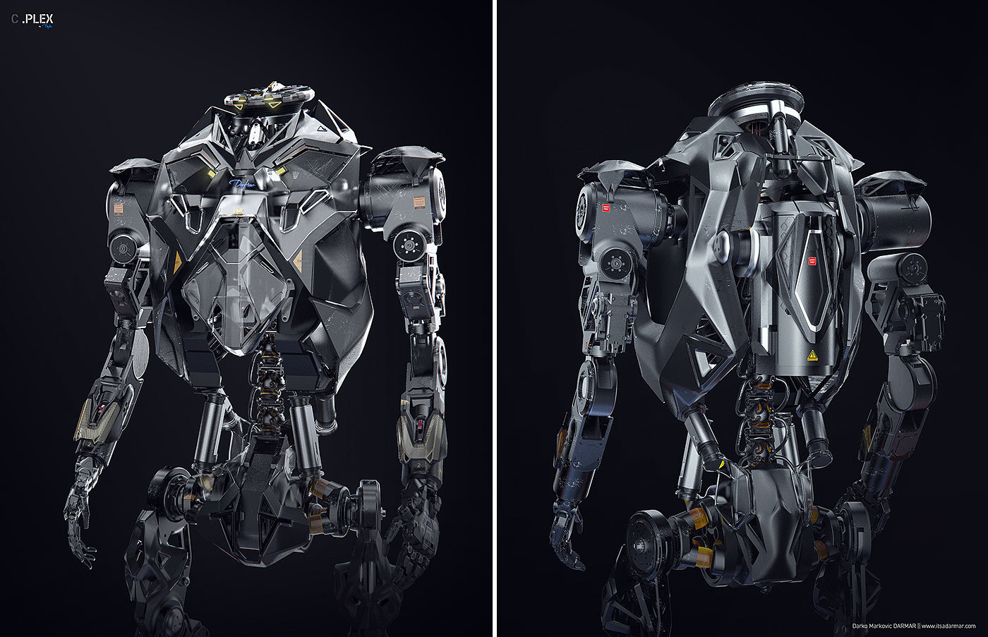 Conceptual art，Digital art，robot，Mechanical armor design，