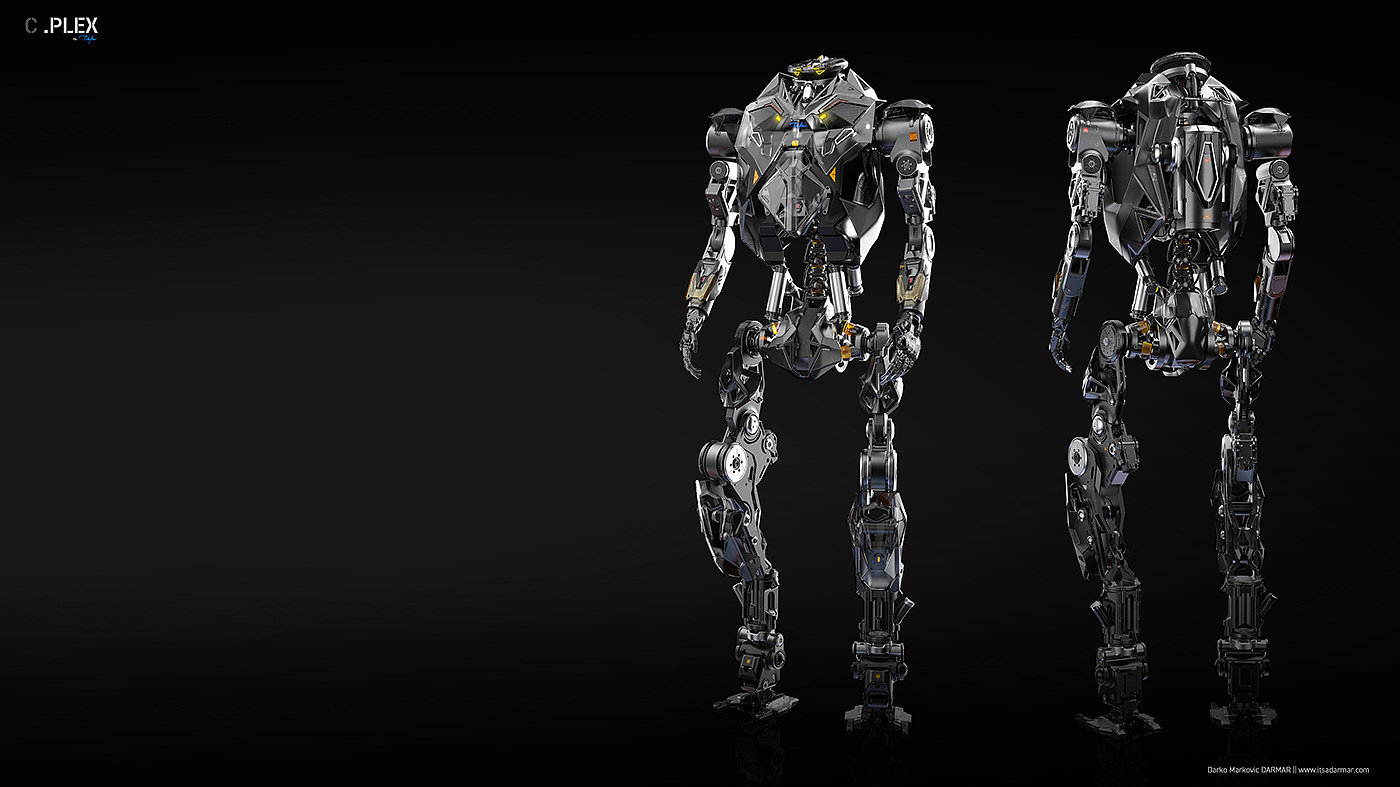 Conceptual art，Digital art，robot，Mechanical armor design，