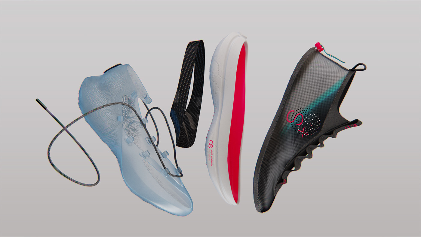 Modular design，MODULARITY，Lightweight structure design，Sneaker design，Inflatable，Buffer settings，Repairable sustainable basketball shoes，