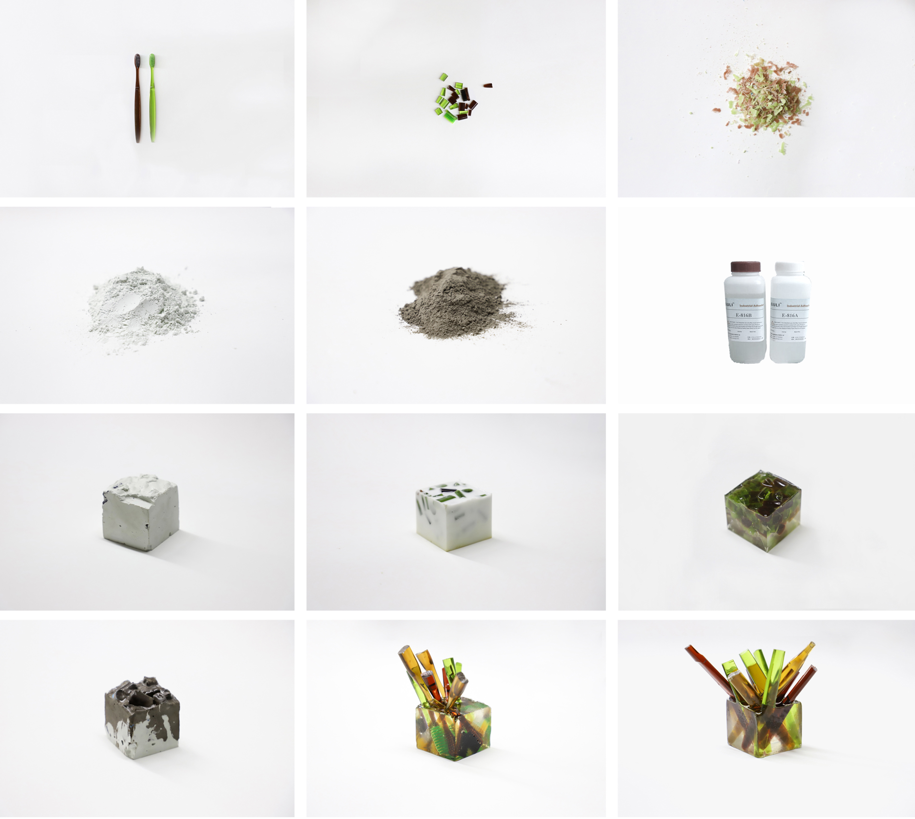 environment protection，Material experiment，Urban mineral resources，sustainable，toothbrush，Tabletop plant，hotel，