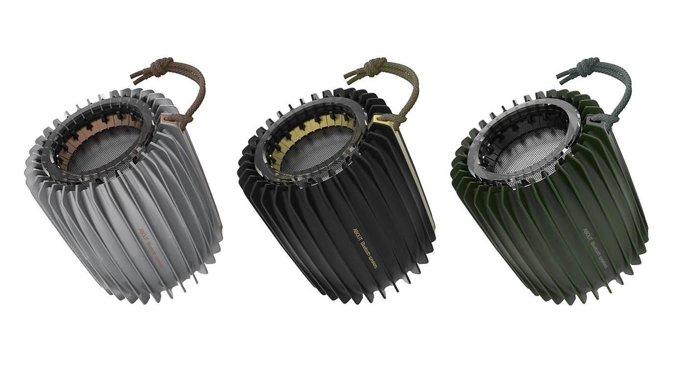 outdoors，Three defense，float，Bluetooth Speaker ，2016 design，conceptual design，