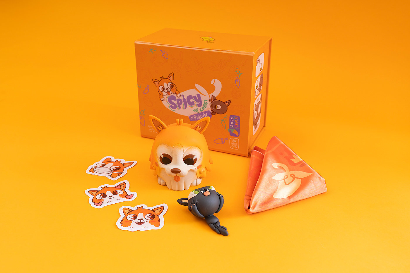 Spicy el Corgi，doll，Animated characters，product design，