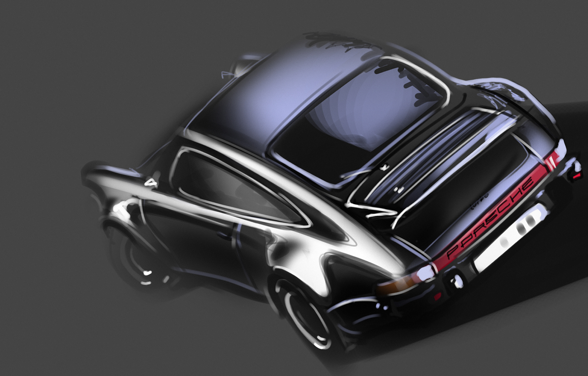 Hand drawn，Ubee ，automobile，draft，sketch，