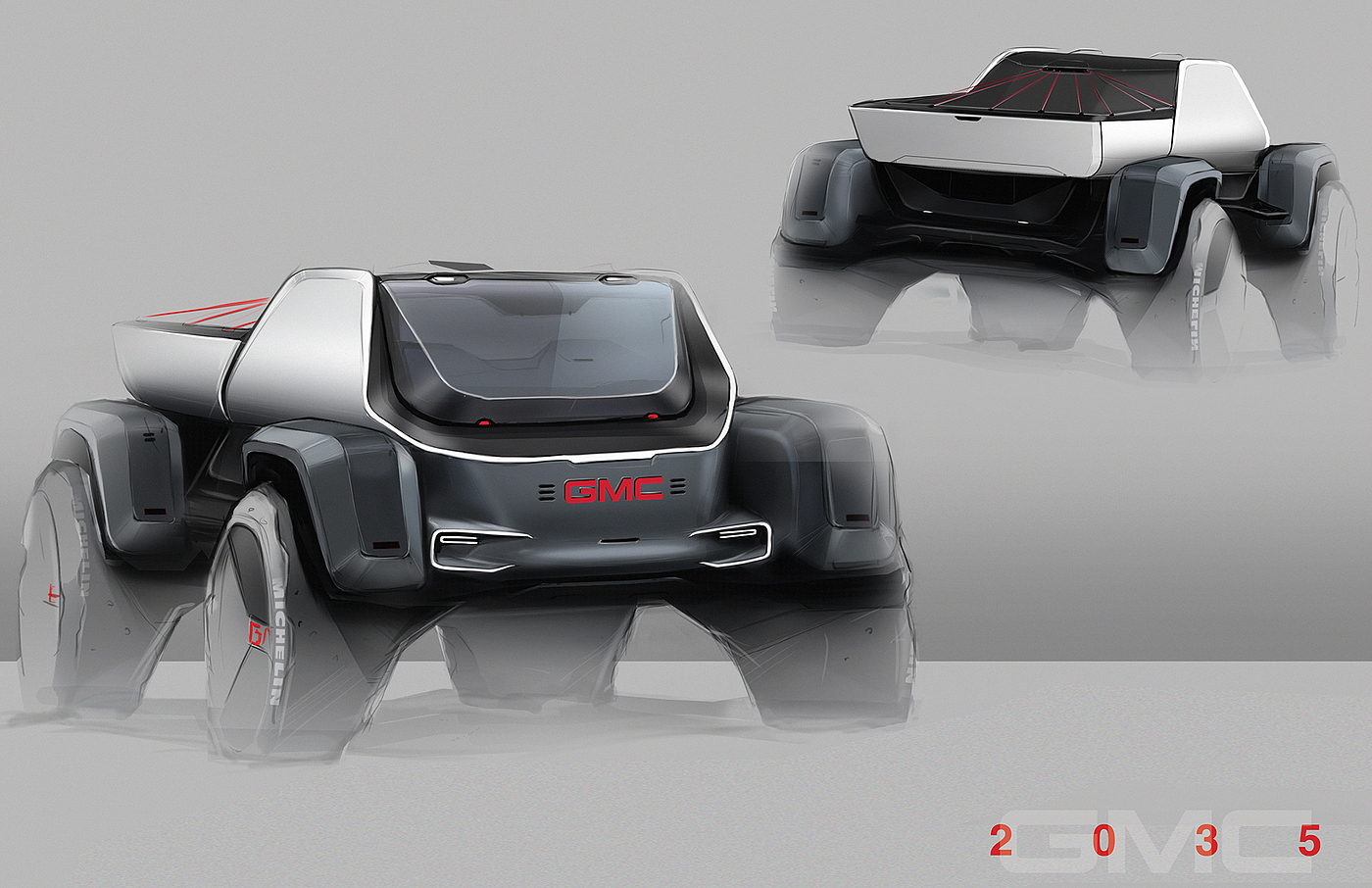 automobile，Pickup，GMC，Jim West，conceptual design，general motors ，brand，
