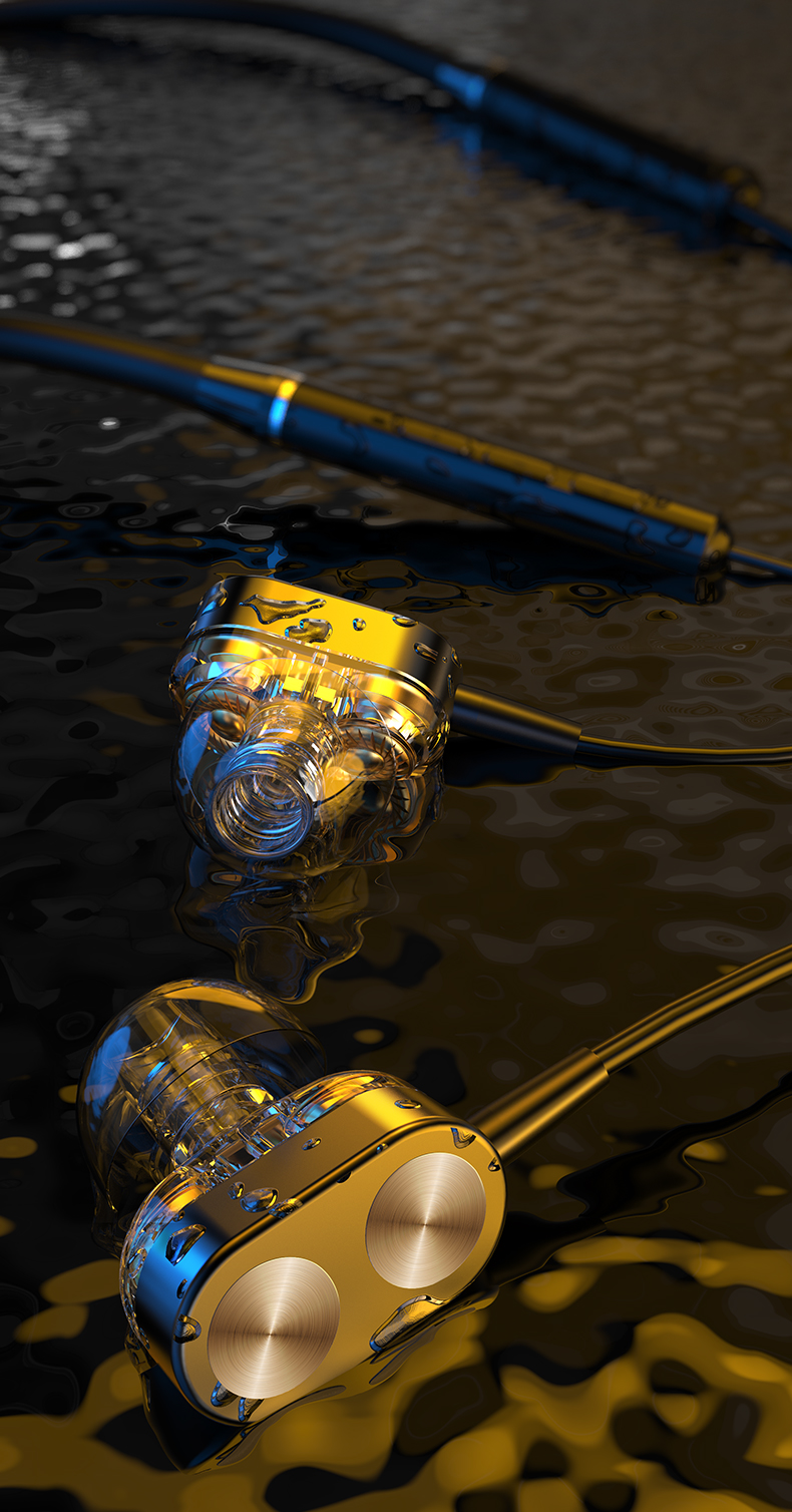 Bluetooth headset，Render，keyshot，E-commerce design，association，Digital，