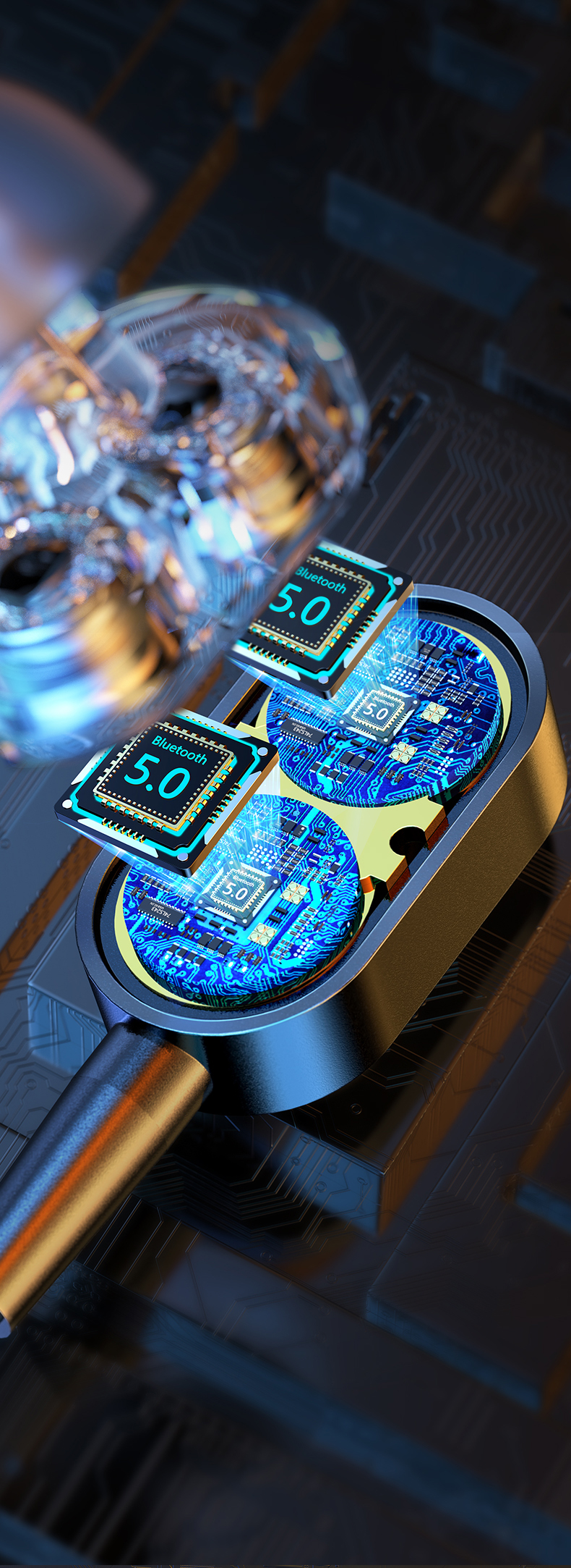 Bluetooth headset，Render，keyshot，E-commerce design，association，Digital，