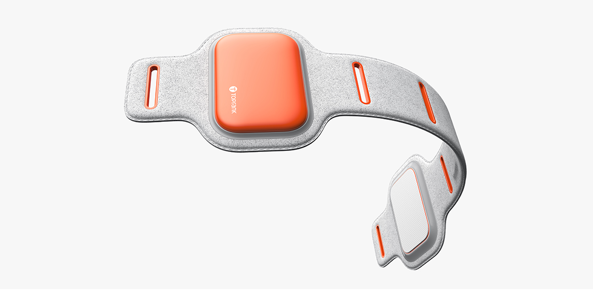 Wearable tens physiotherapy instrument，