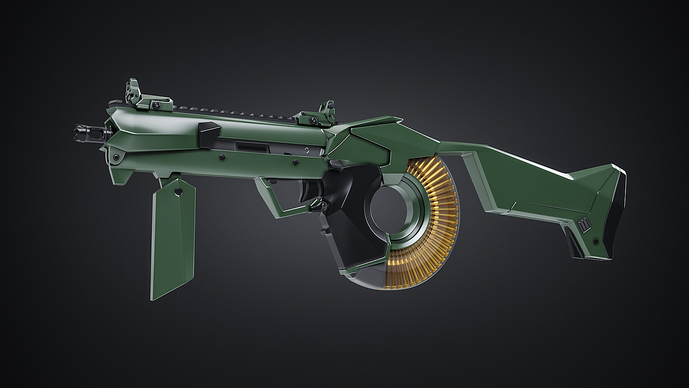 gun，concept，Design，game，modeling，