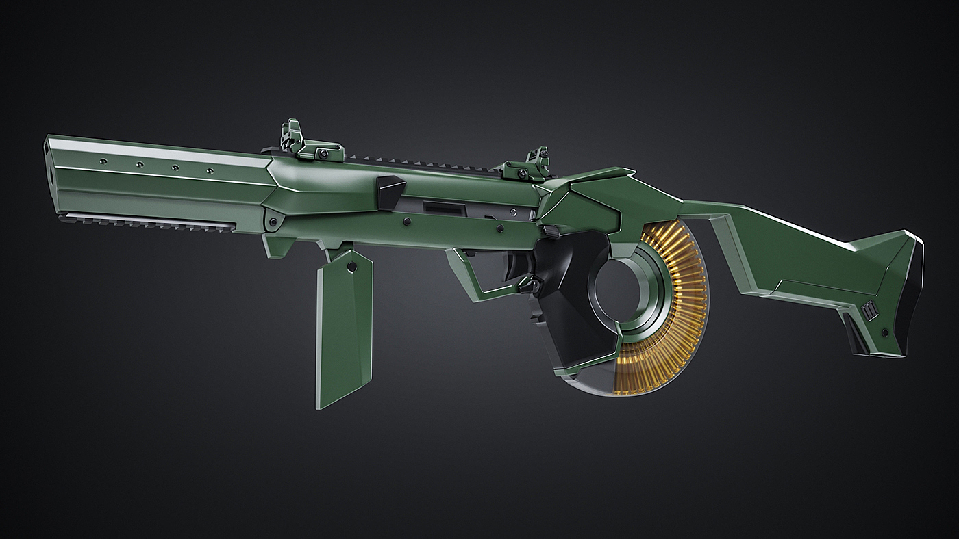 gun，concept，Design，game，modeling，