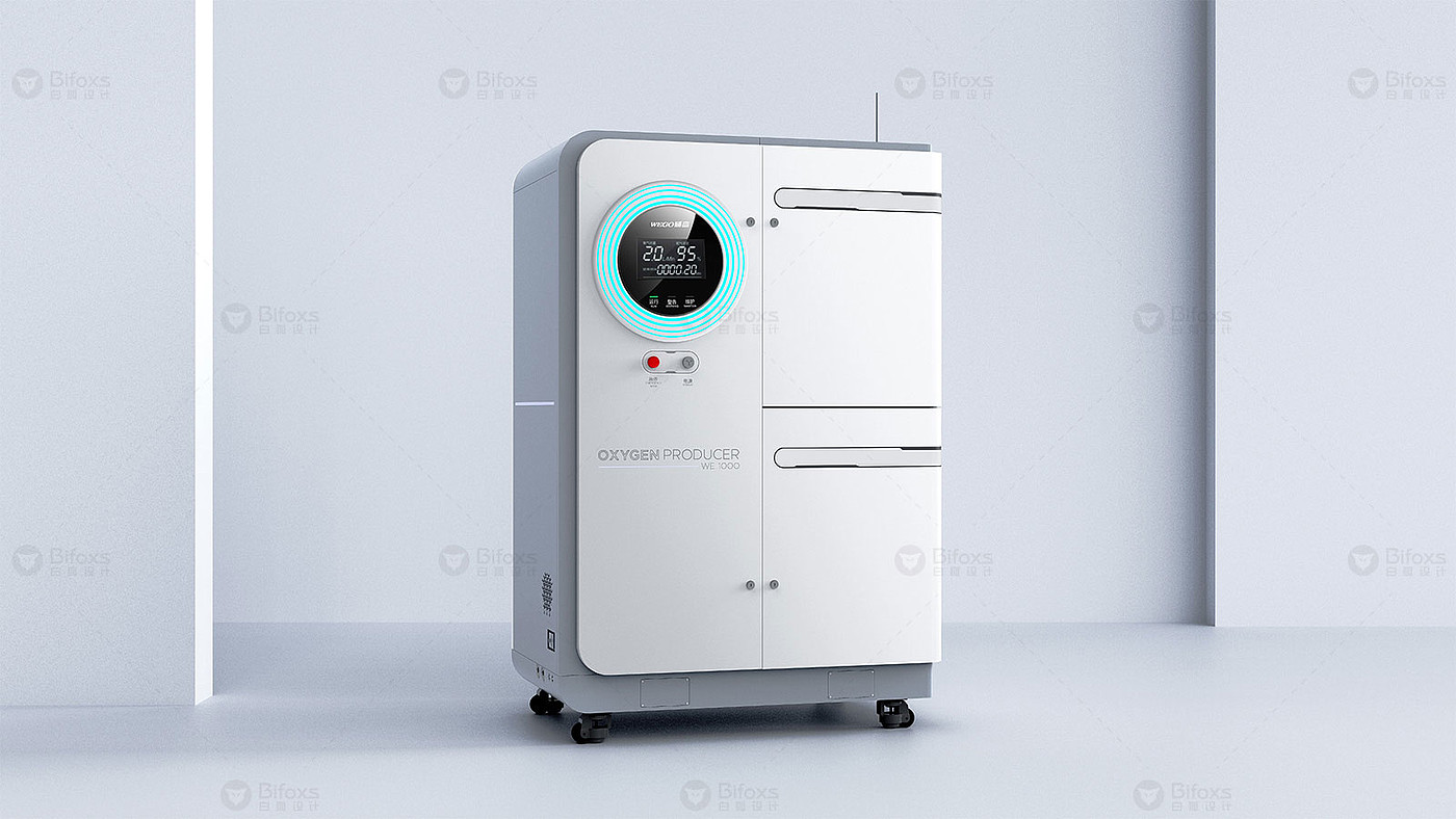Design of medical oxygen generator，Design of oxygen generator，product design，Appearance design，