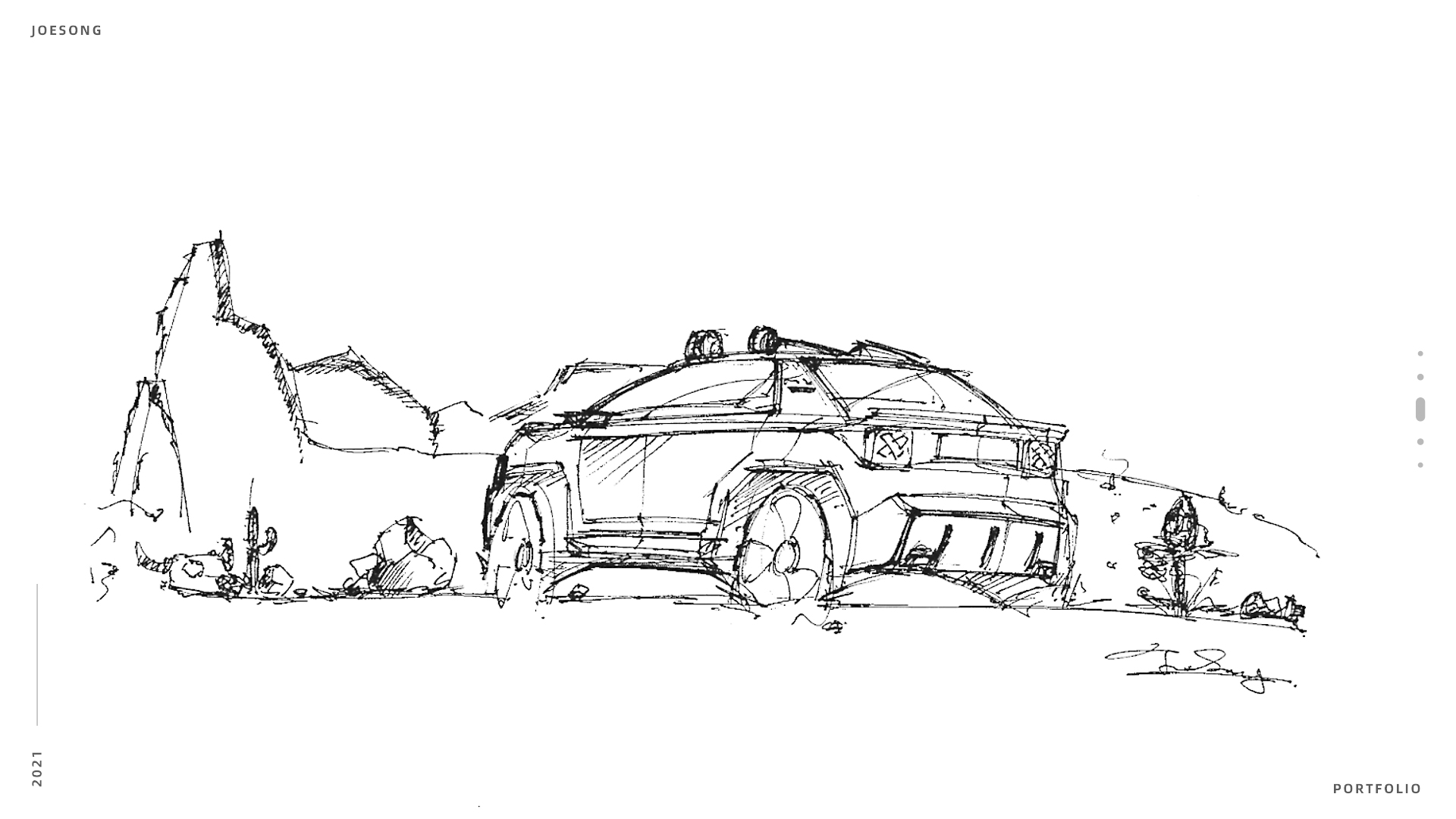 automobile，Hand drawn，