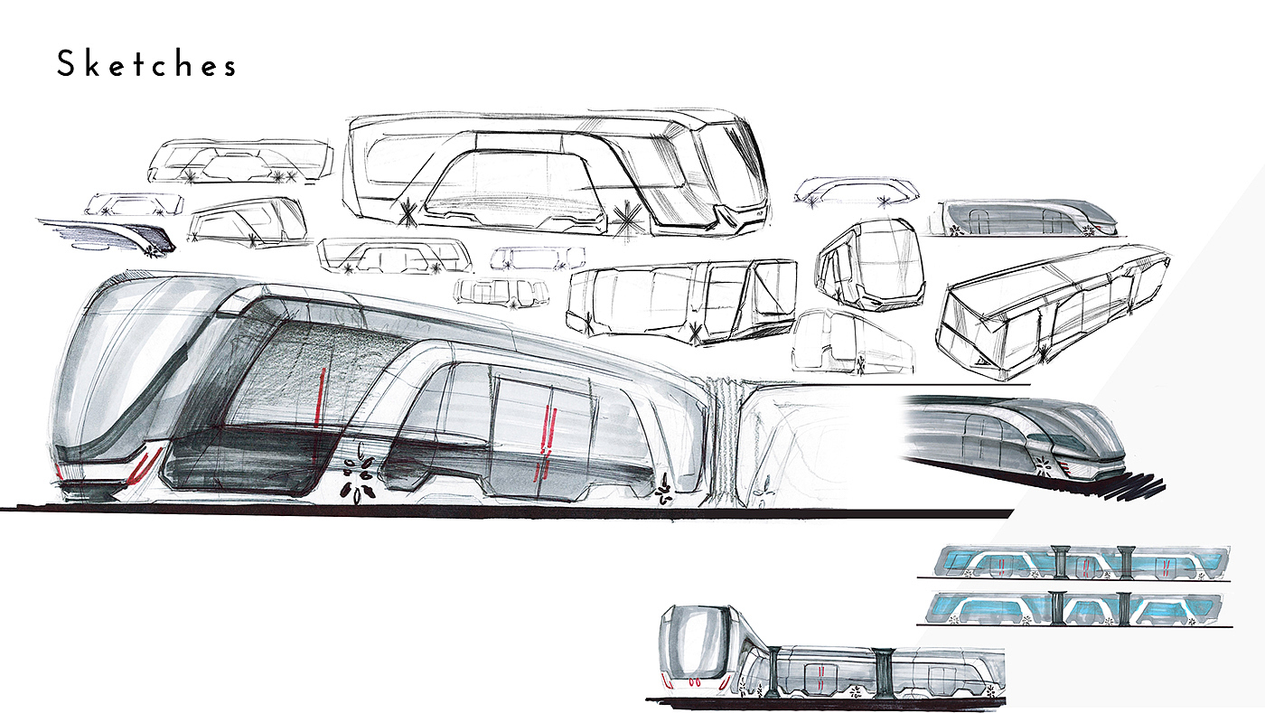 Electric，bus，concept，Aerodynamics，