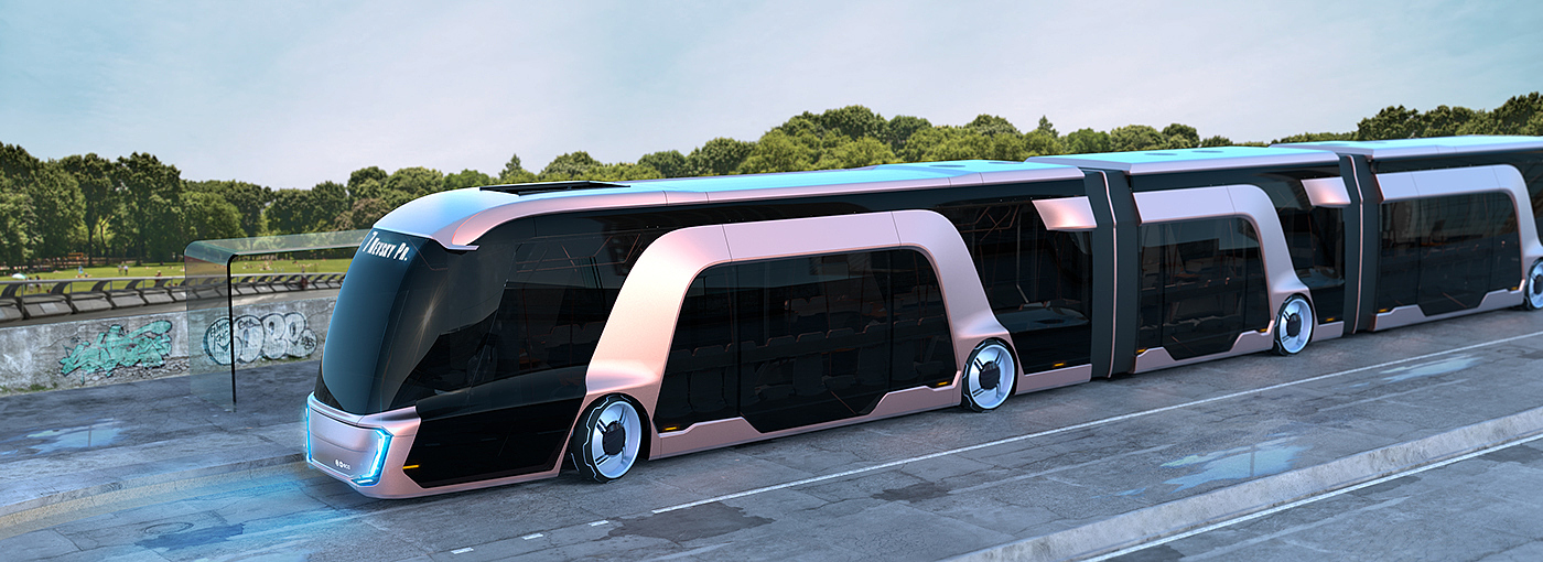 Electric，bus，concept，Aerodynamics，