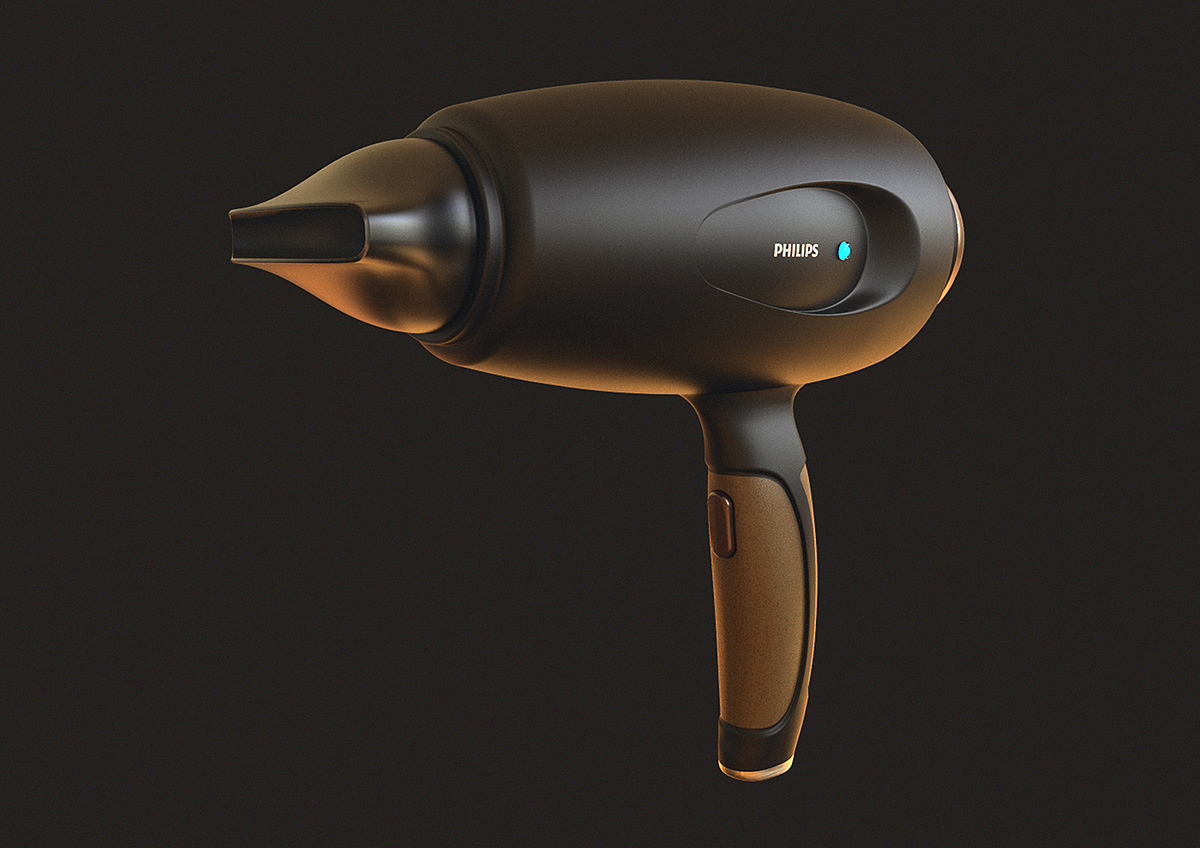 philips，Personal care，household electrical appliances，hair drier，concept，rhinoceros，
