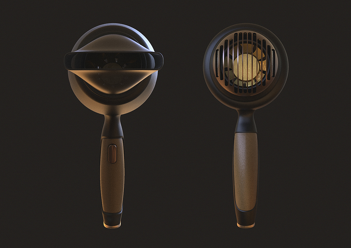 philips，Personal care，household electrical appliances，hair drier，concept，rhinoceros，
