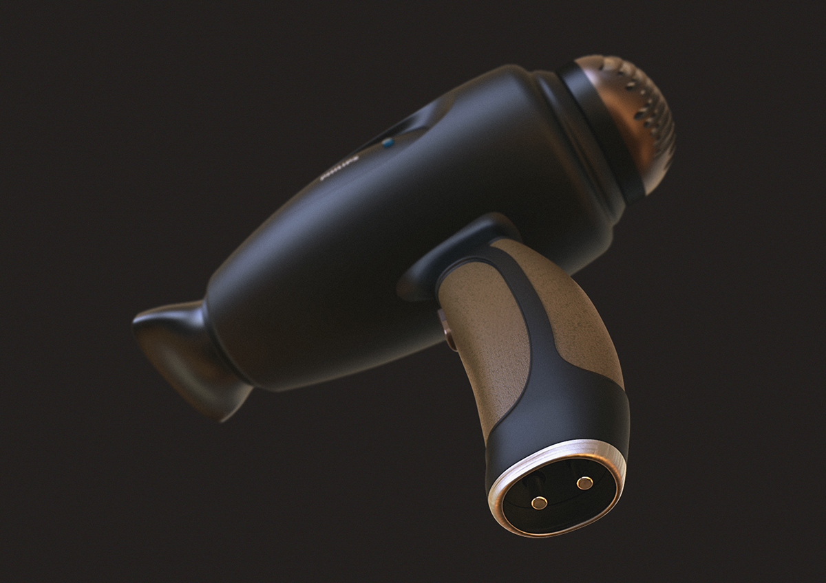 philips，Personal care，household electrical appliances，hair drier，concept，rhinoceros，