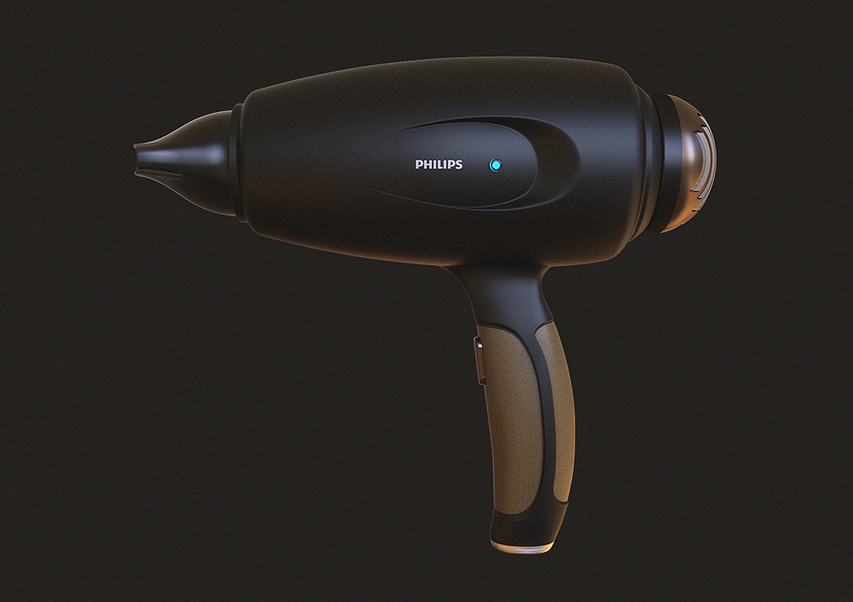 philips，Personal care，household electrical appliances，hair drier，concept，rhinoceros，
