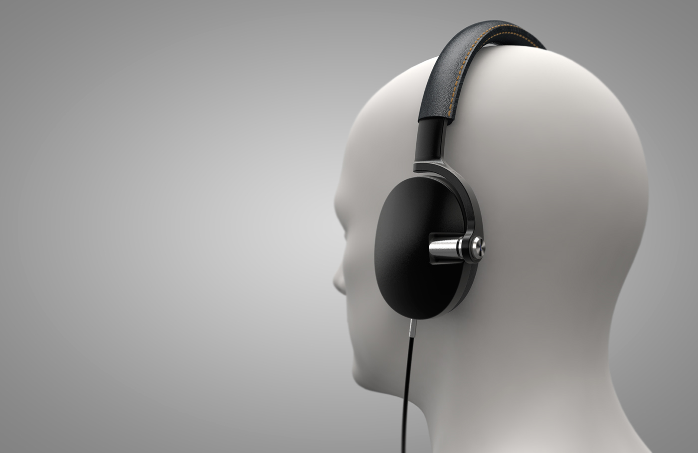 headset，SoundMagic，high-end，Aerospace grade metal，Leather leather，