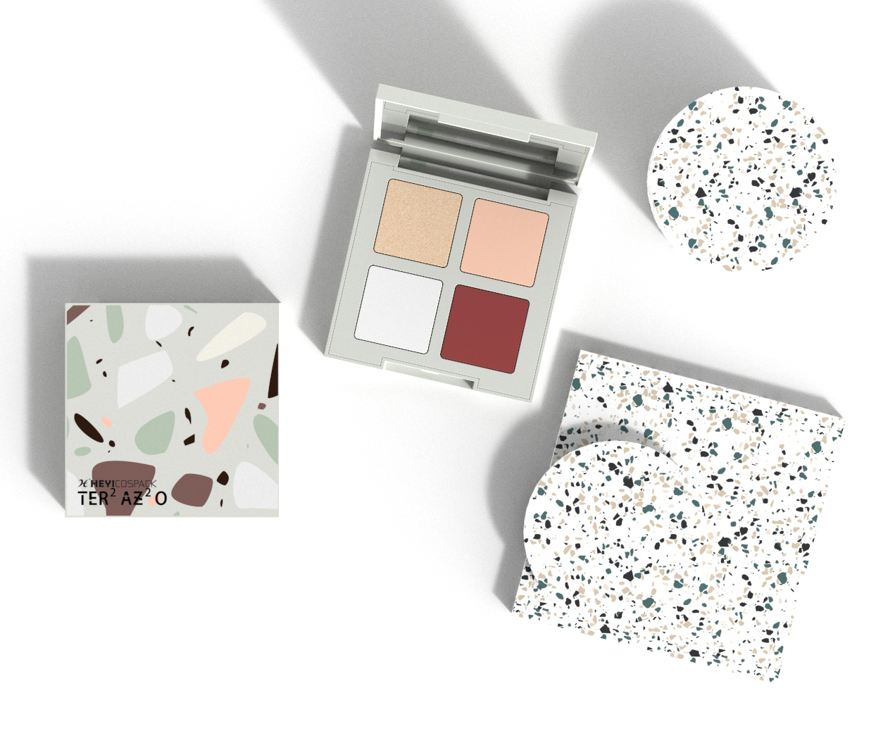 Four Color Eyeshadow，Terrazzo，