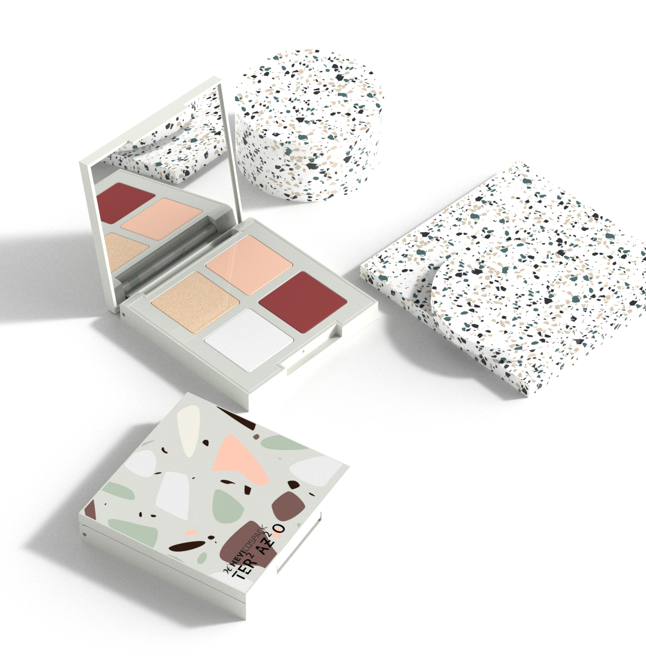 Four Color Eyeshadow，Terrazzo，