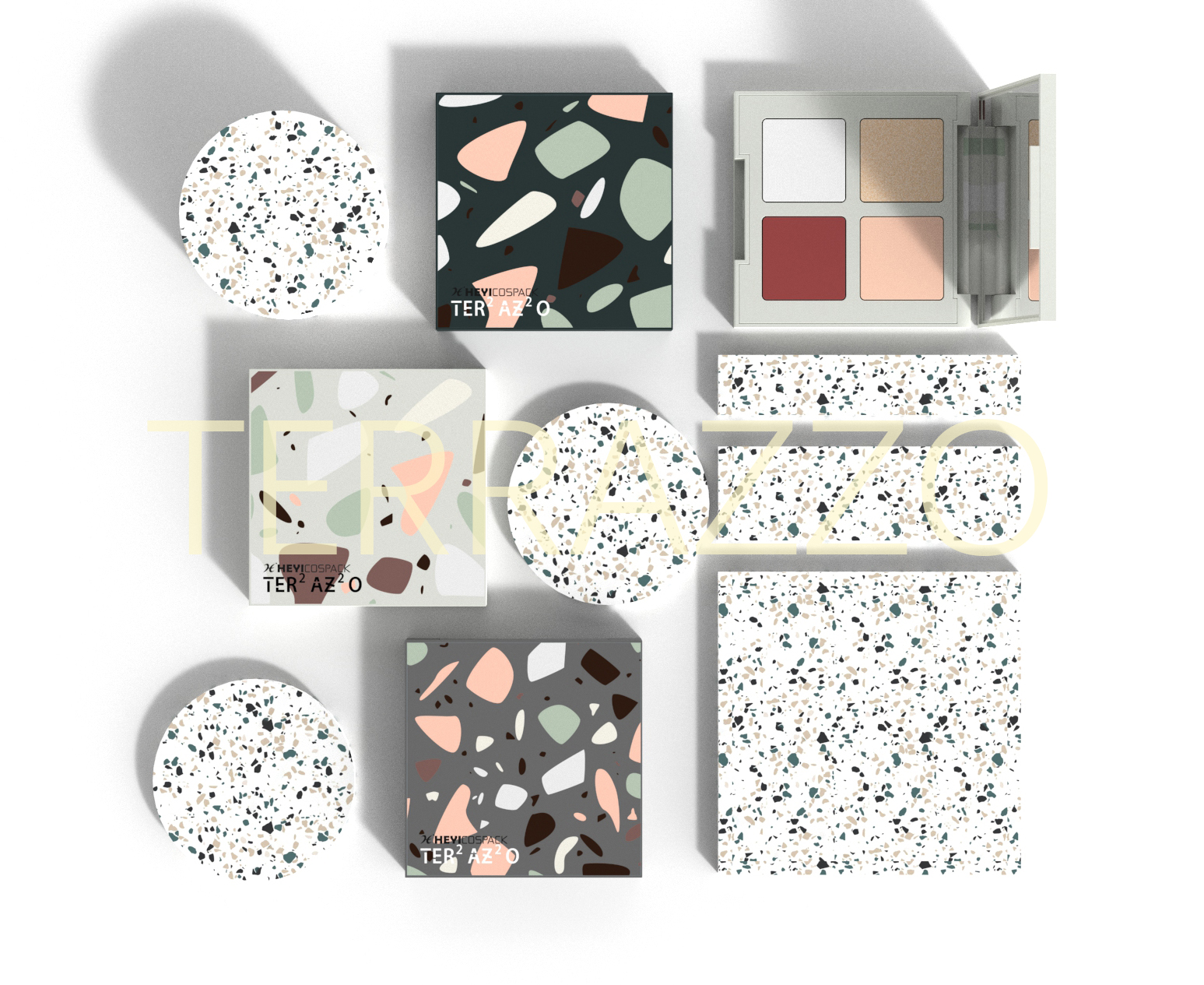 Four Color Eyeshadow，Terrazzo，