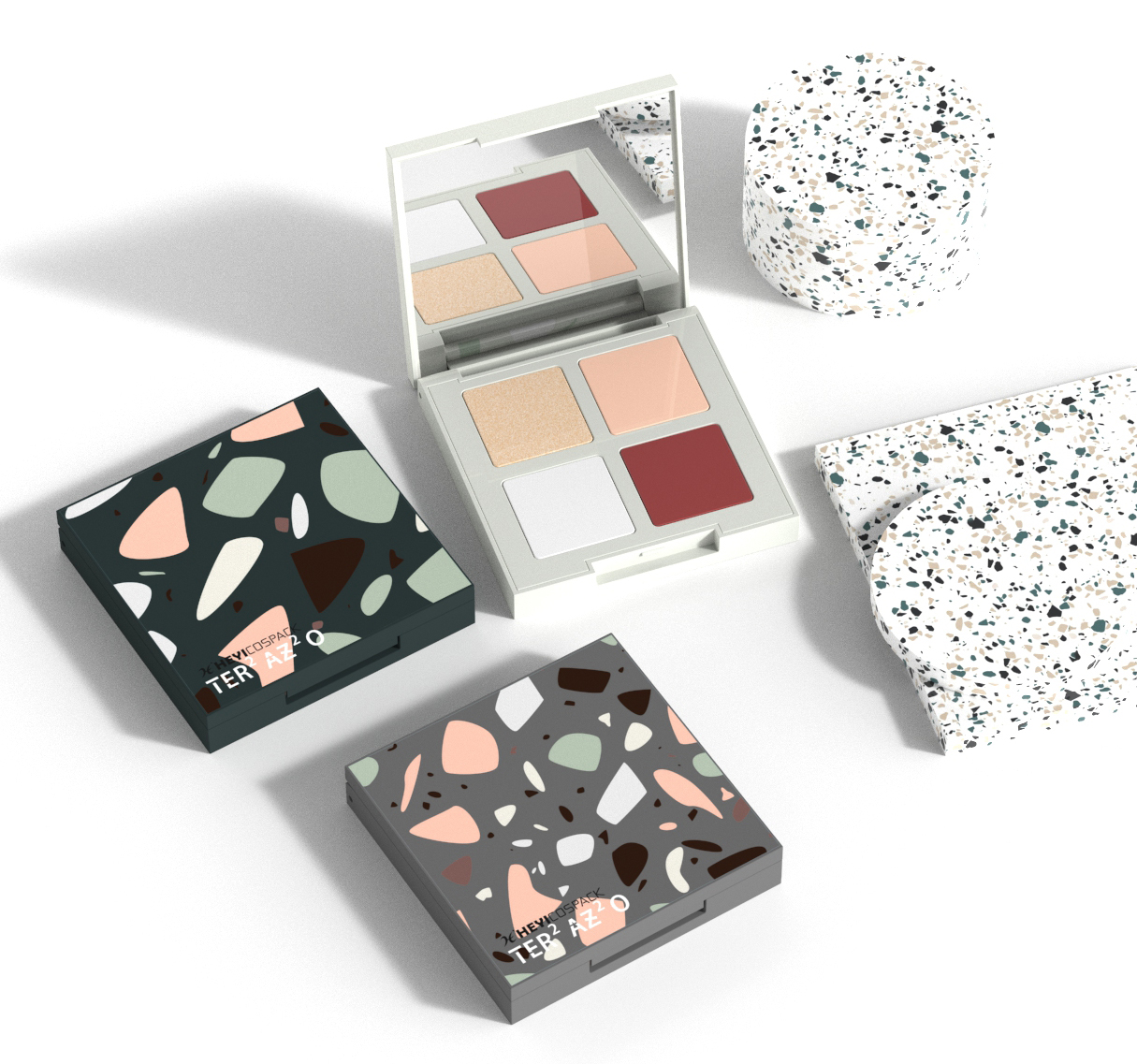Four Color Eyeshadow，Terrazzo，