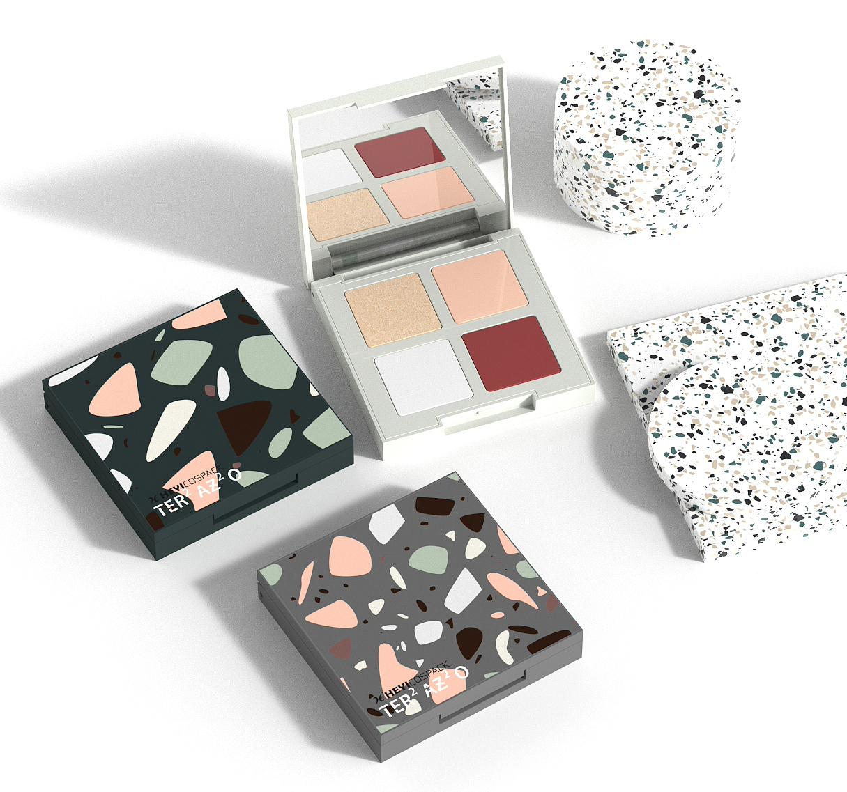 Four Color Eyeshadow，Terrazzo，