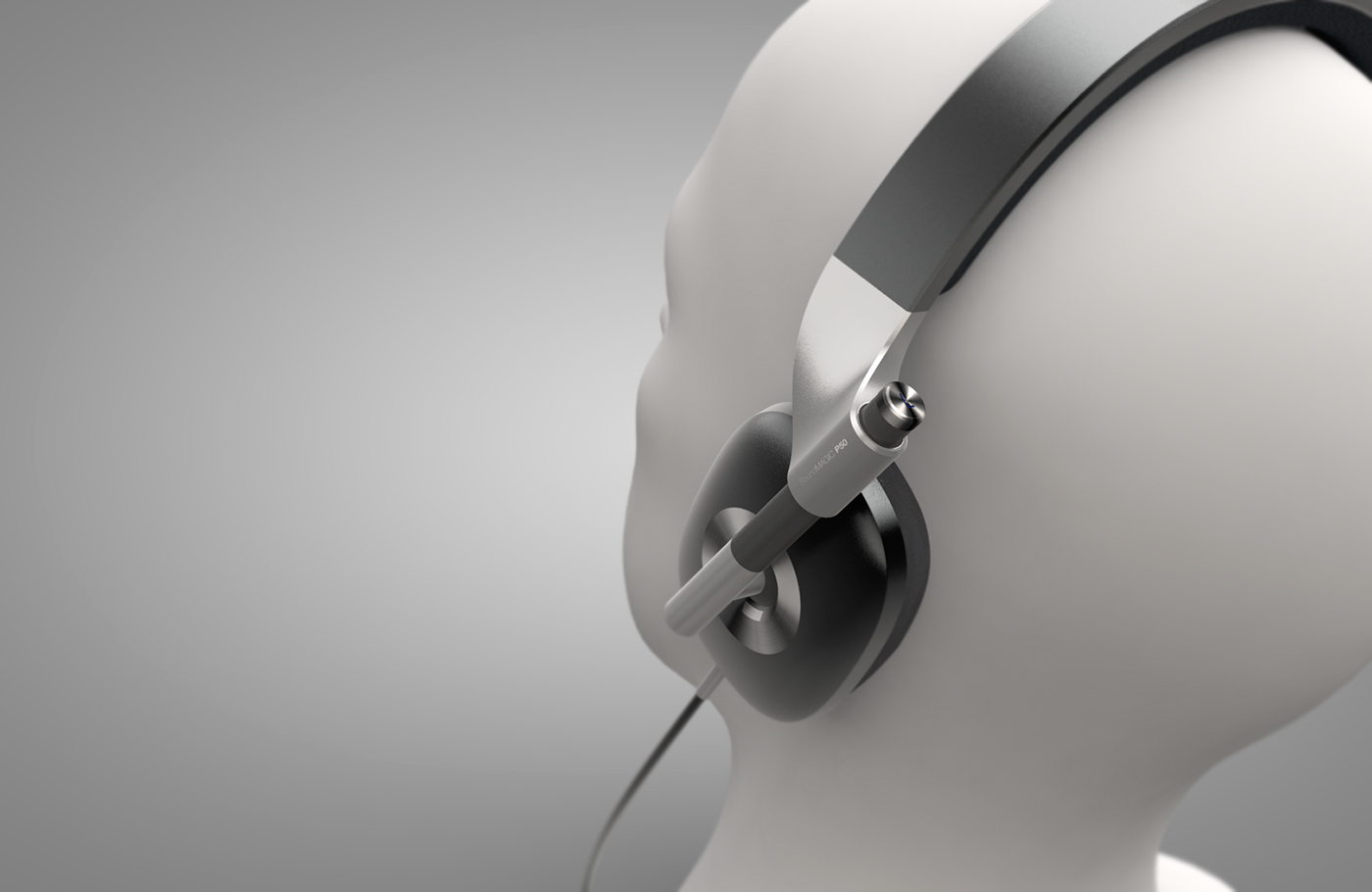 headset，SoundMagic，high-end，Aerospace grade metal，Leather leather，