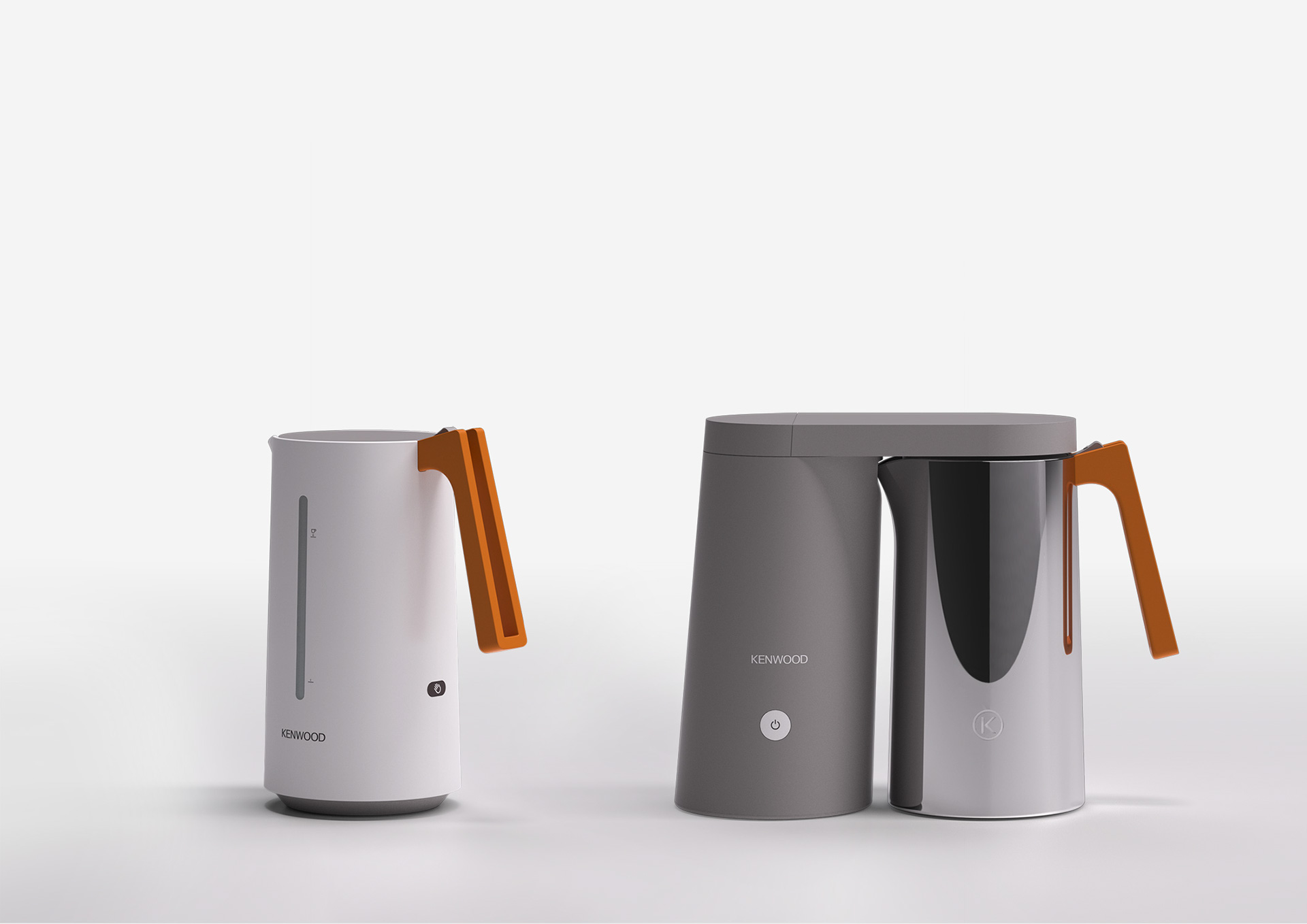 Luca breakfast set，Kenwood brand，kettle，Coffee machine，toaster，texture of material，