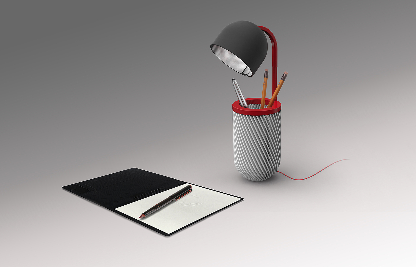 Desk lamp，lamps and lanterns，pen container，originality，desk lamp，