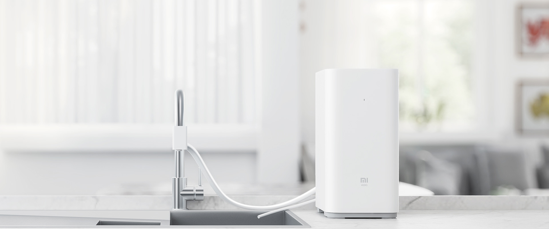 Water purifier，household electrical appliances，white，millet，mi，