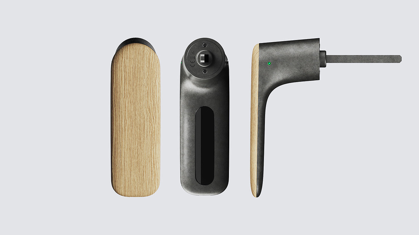 Discreet，Smart home，Door handle，Clock，