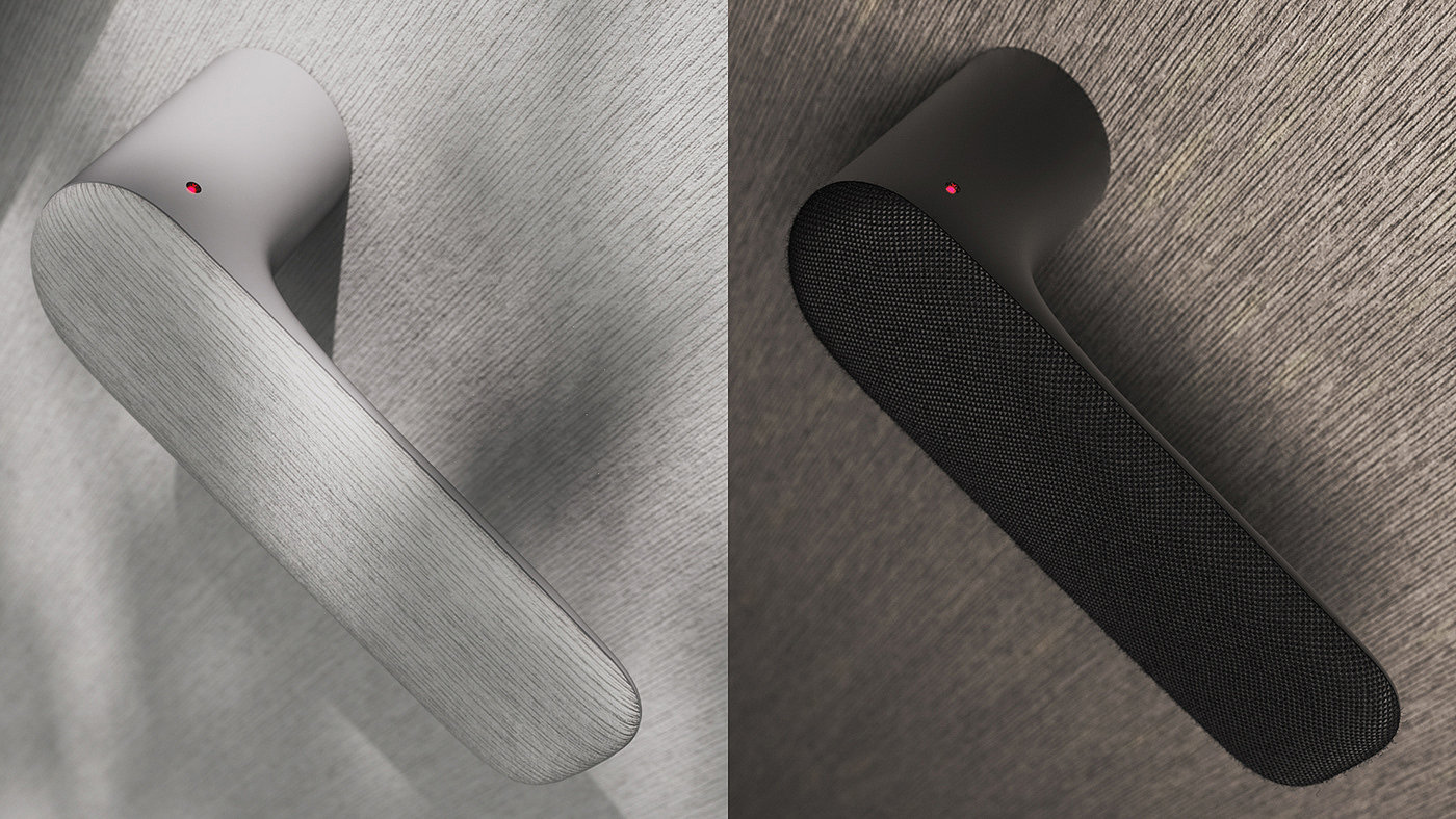 Discreet，Smart home，Door handle，Clock，