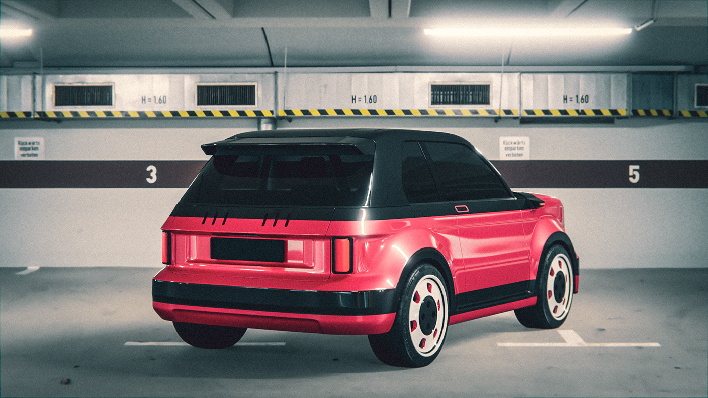 菲亚特126p概念车波兰标志性概念车转移到电动的未来