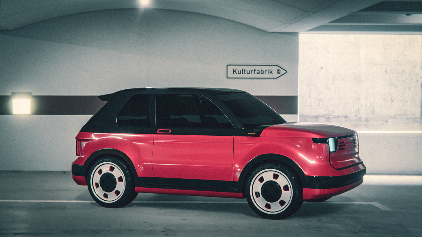 菲亚特126p概念车波兰标志性概念车转移到电动的未来