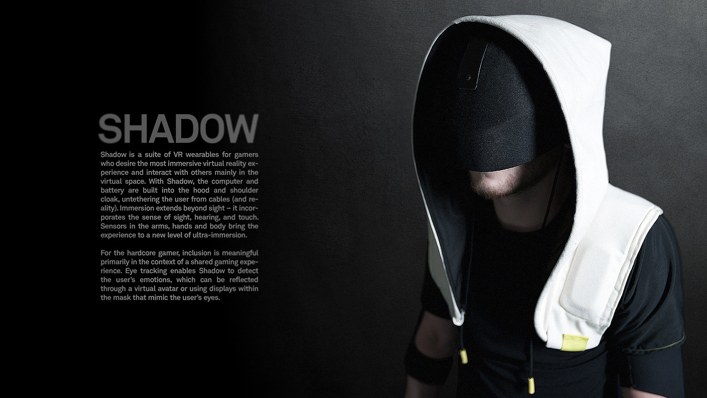 VR Hoodie，virtual reality，Digital，product design，