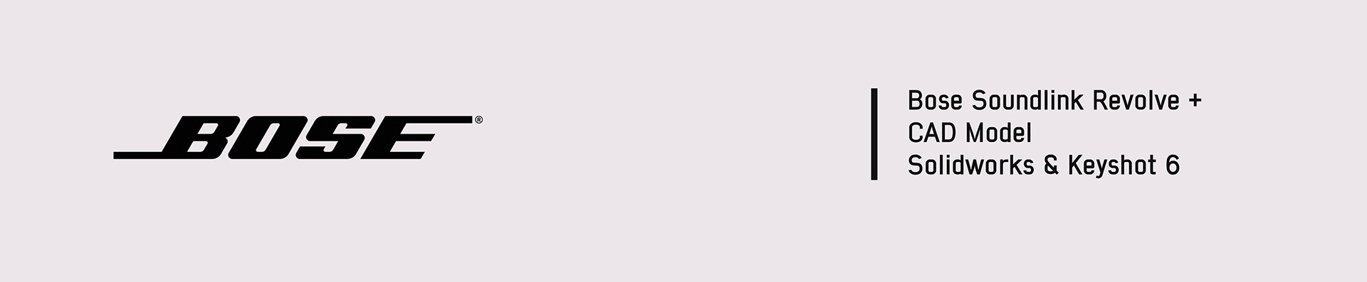 Bose design language，details，Render，bose，Bluetooth Speaker ，CAD modeling，