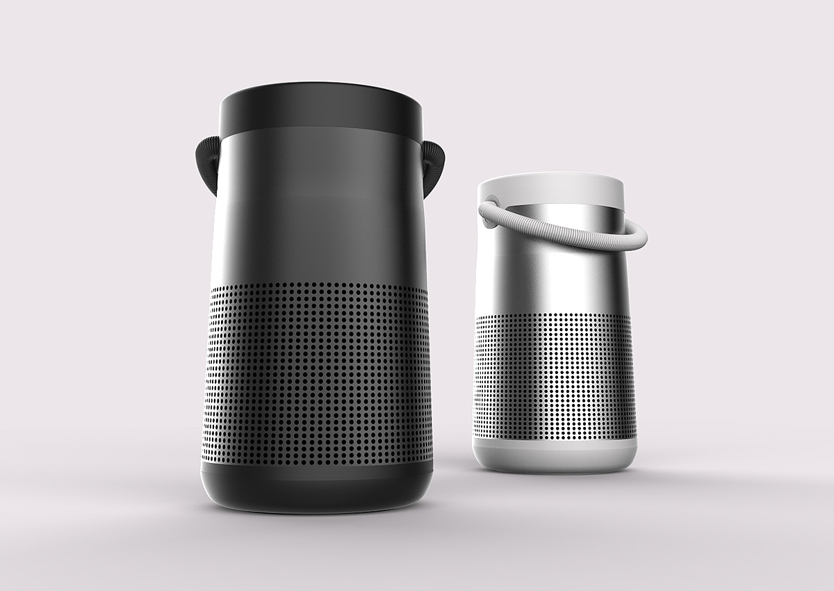 Bose design language，details，Render，bose，Bluetooth Speaker ，CAD modeling，