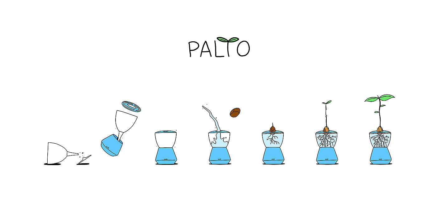 product design，Palto，Hydroponic pot，