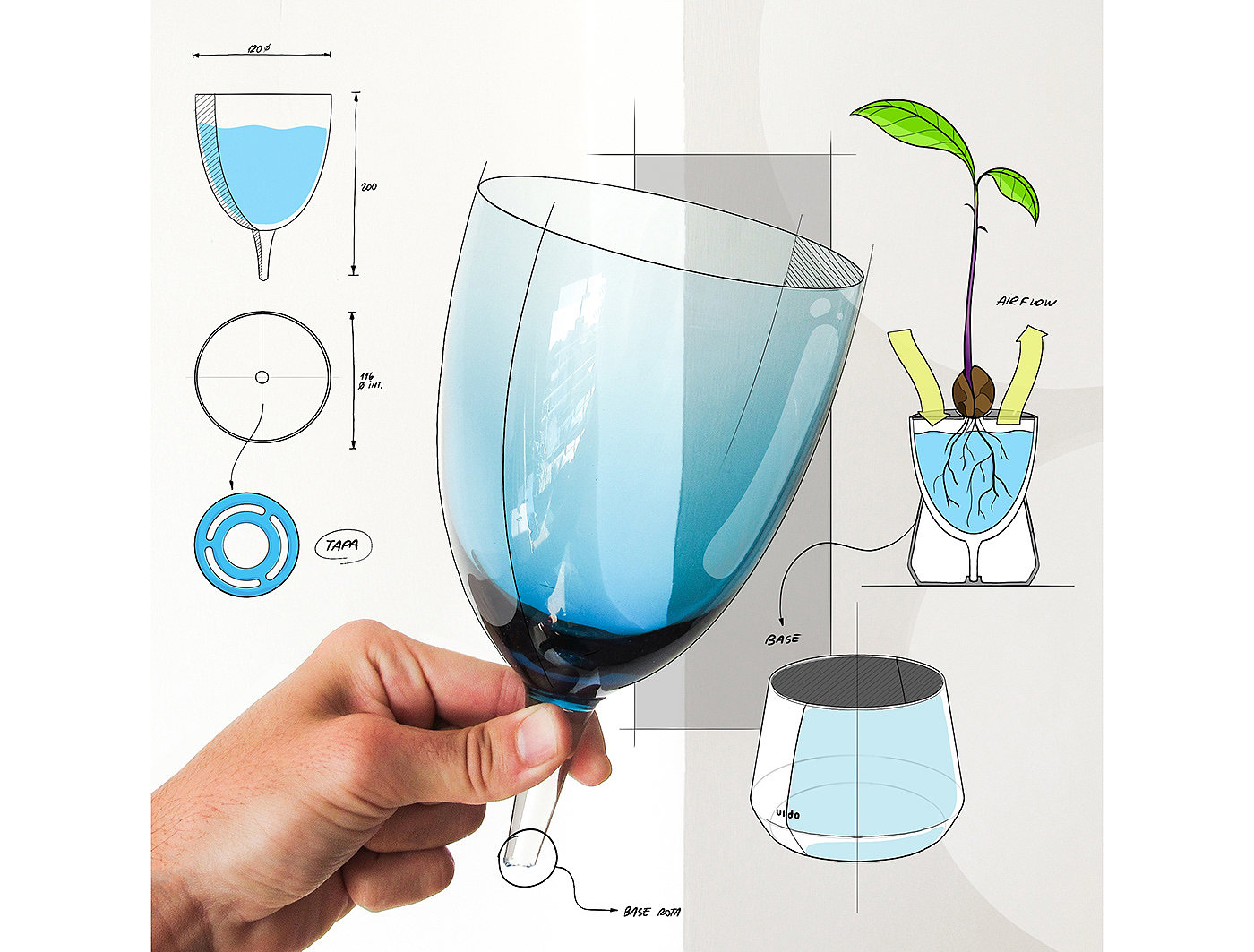 product design，Palto，Hydroponic pot，