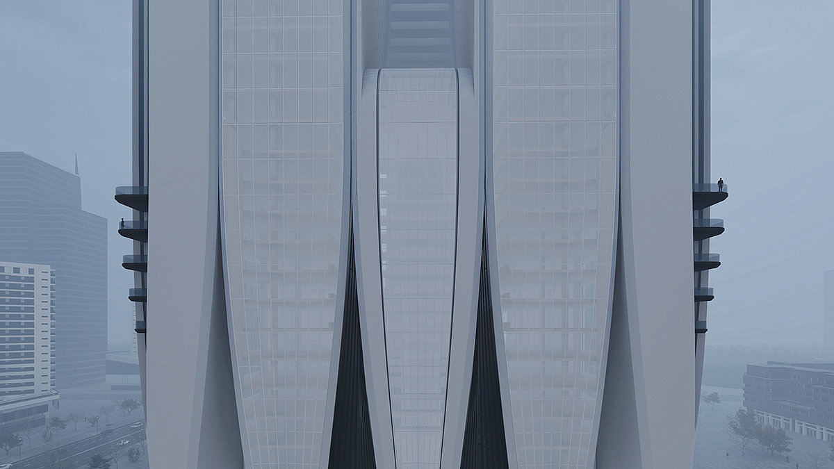 Architectural design，modern，Sense of future，