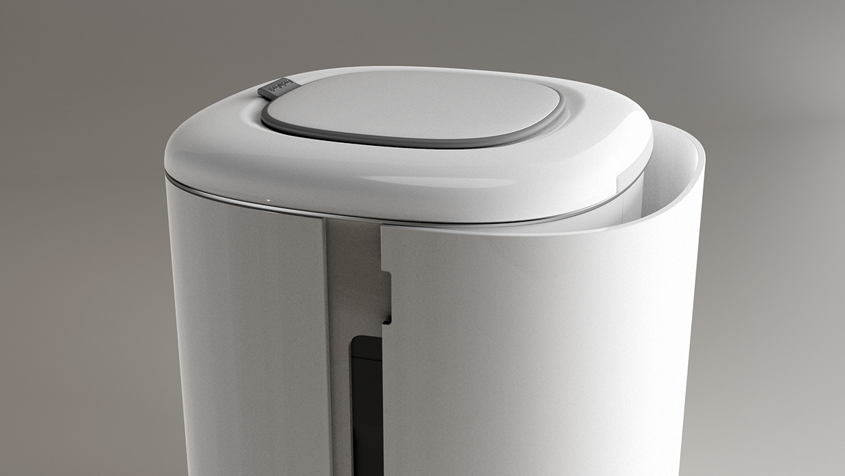 industrial design，Garbage processor，product，Mellow，