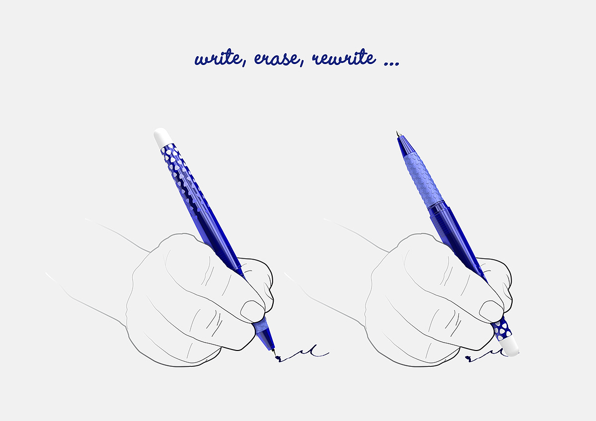 industrial design，product design，to work in an office，Stationery，pen，Production process，Injection molding，Hand drawn，