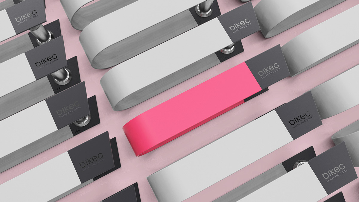 Fingerprint anti-theft，App unlock，titanium alloy，lock，Bicycle，Chinese designer，Kinsey Yu，