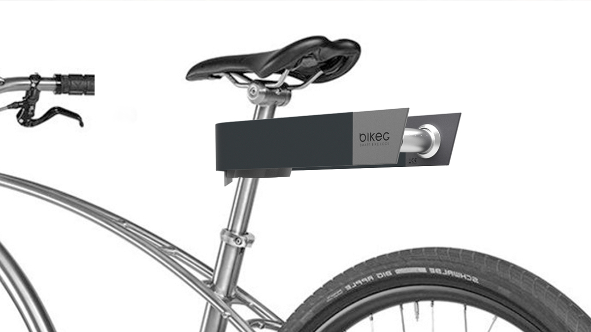 Fingerprint anti-theft，App unlock，titanium alloy，lock，Bicycle，Chinese designer，Kinsey Yu，