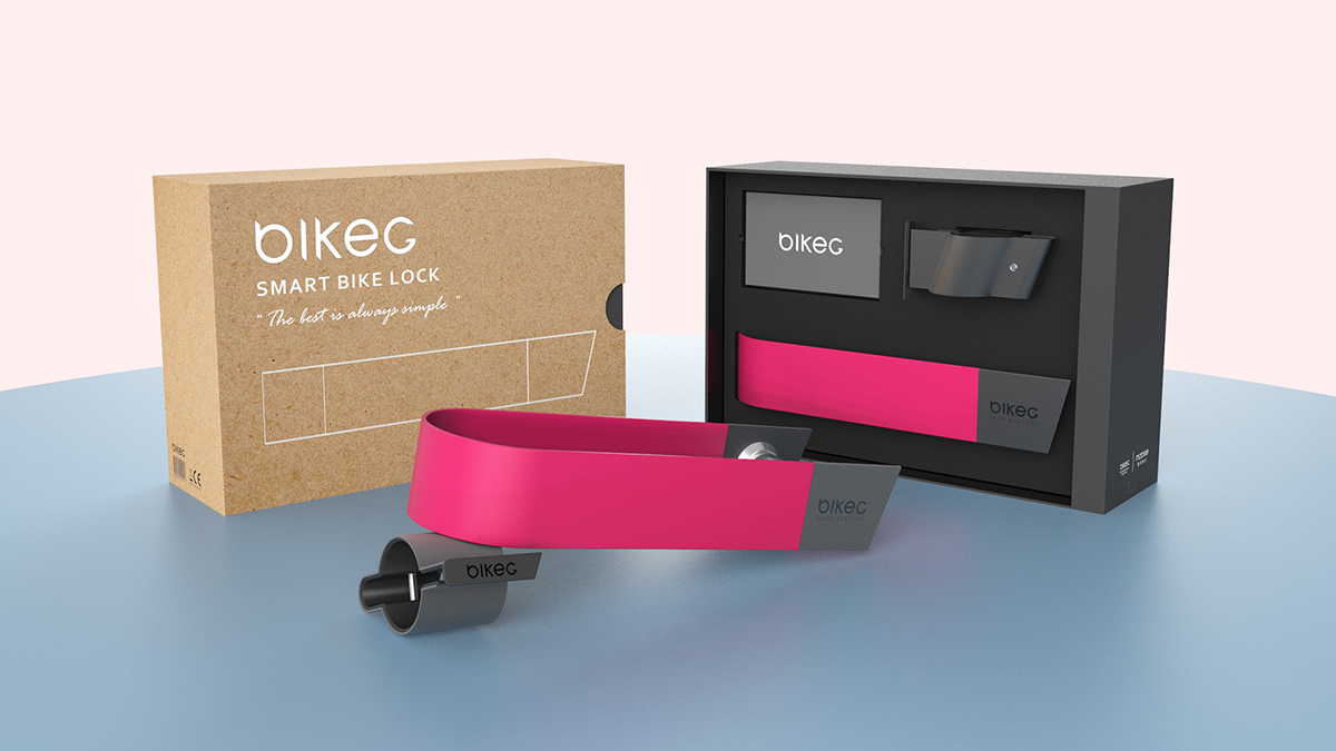 Fingerprint anti-theft，App unlock，titanium alloy，lock，Bicycle，Chinese designer，Kinsey Yu，