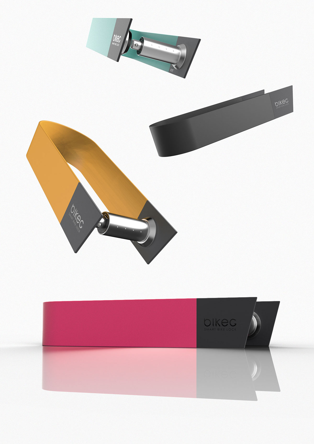 Fingerprint anti-theft，App unlock，titanium alloy，lock，Bicycle，Chinese designer，Kinsey Yu，