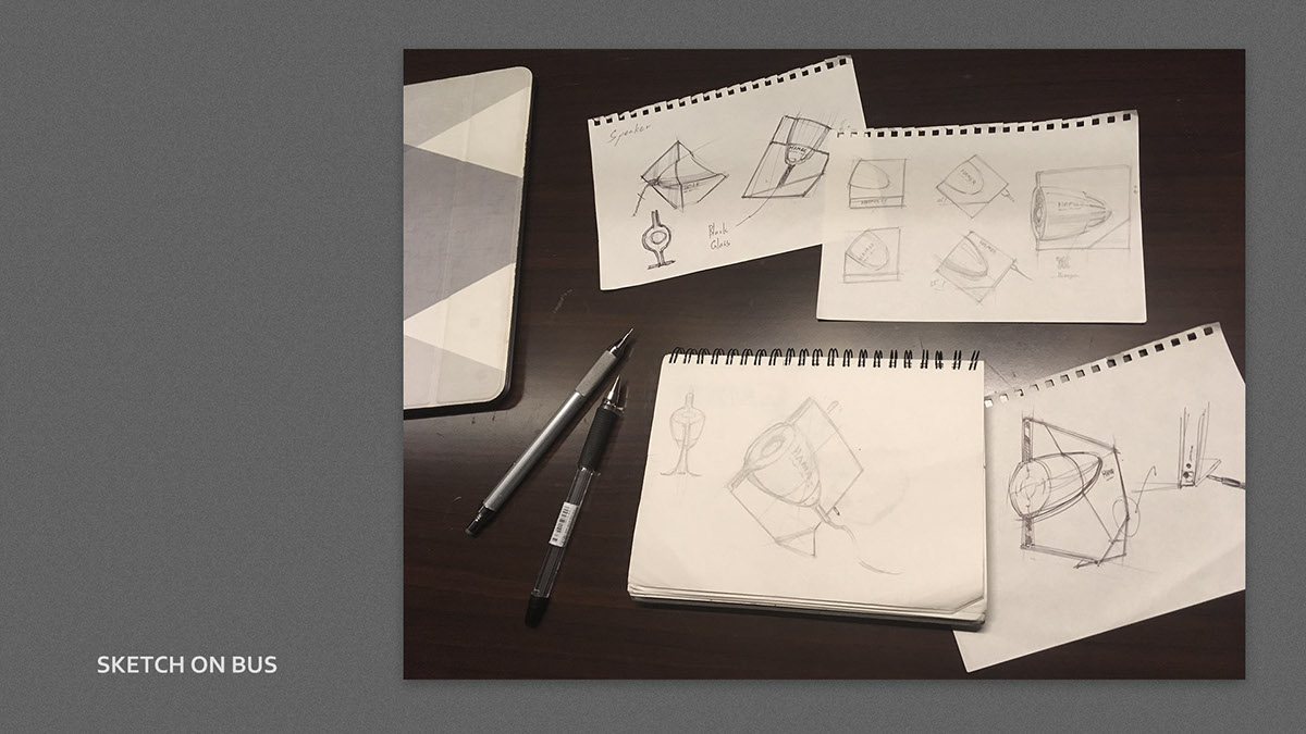 Chinese designer，Kinsey Yu，loudspeaker box，Bluetooth，