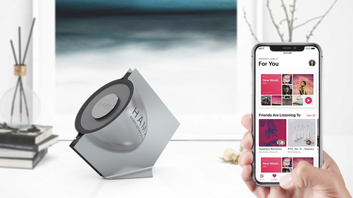 Chinese designer，Kinsey Yu，loudspeaker box，Bluetooth，