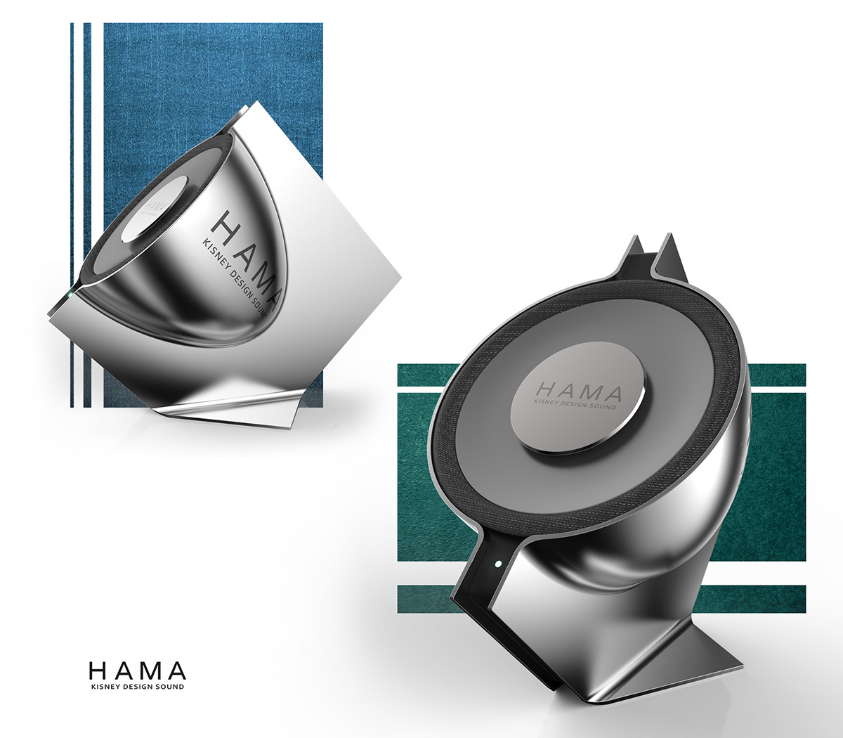 Chinese designer，Kinsey Yu，loudspeaker box，Bluetooth，